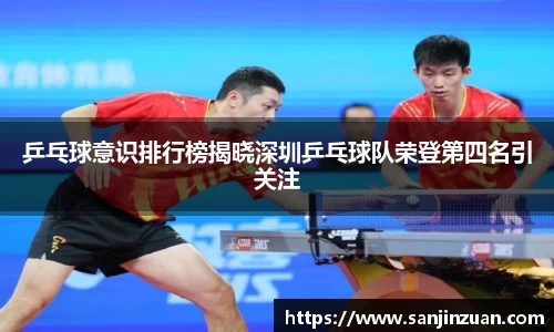 乒乓球意识排行榜揭晓深圳乒乓球队荣登第四名引关注